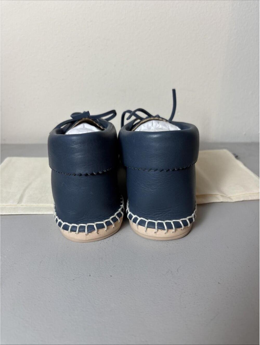 The GREAT Canyon Leather Moccasin in Cornflower Blue, $395 NEW, Size 6, M2 - Picture 2 of 6